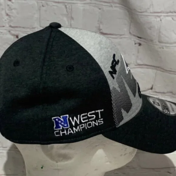 LA Rams NFC West Champions NFL Team Football New Era 9Forty Snapback Hat Cap - Picture 5 of 6